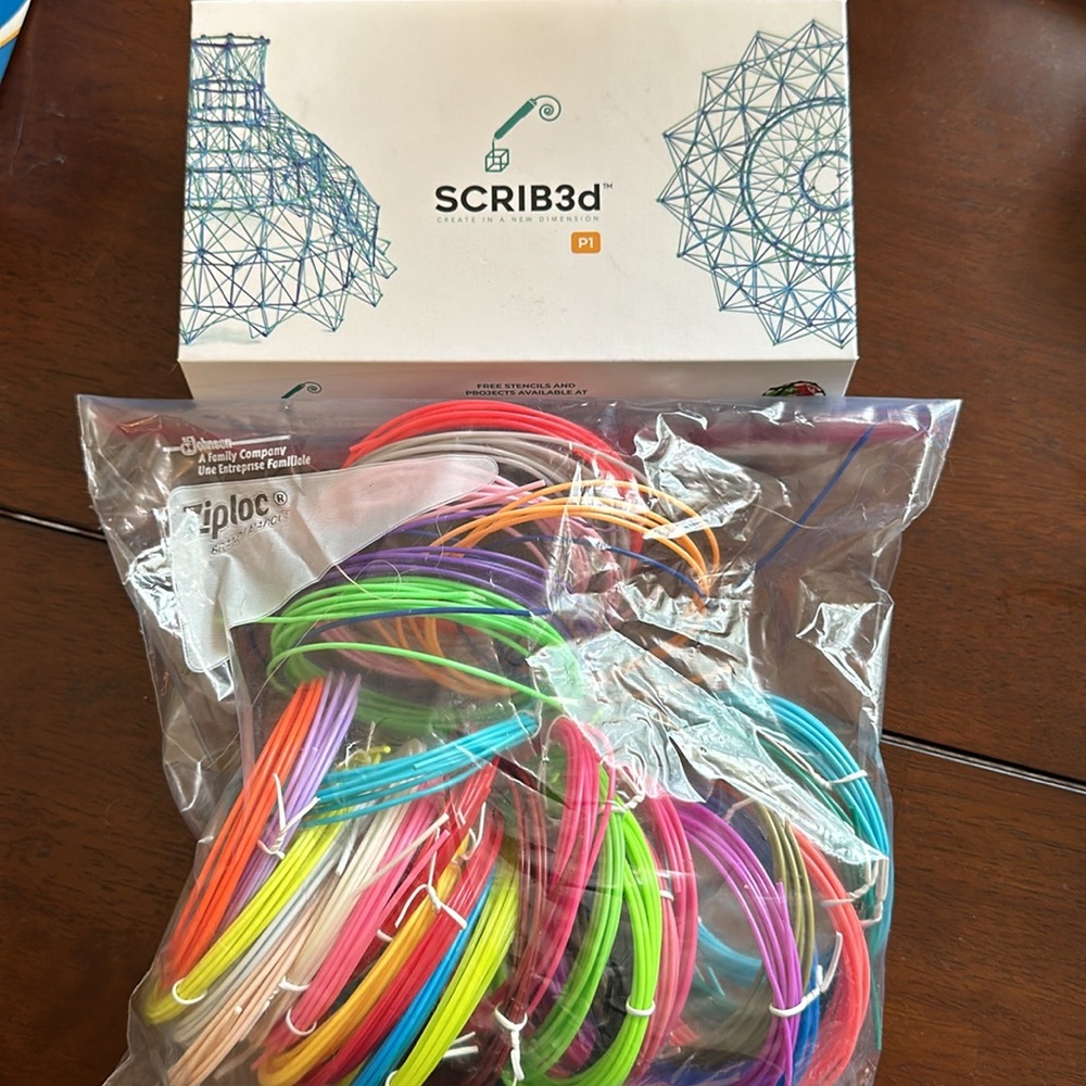 SCRIB3D 3D pen and extra filament